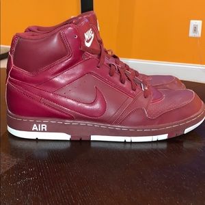 Nike Air Prestige High Burgundy/White sz 13